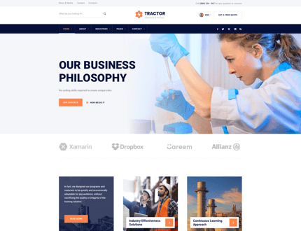 Bold & Strong Homepage